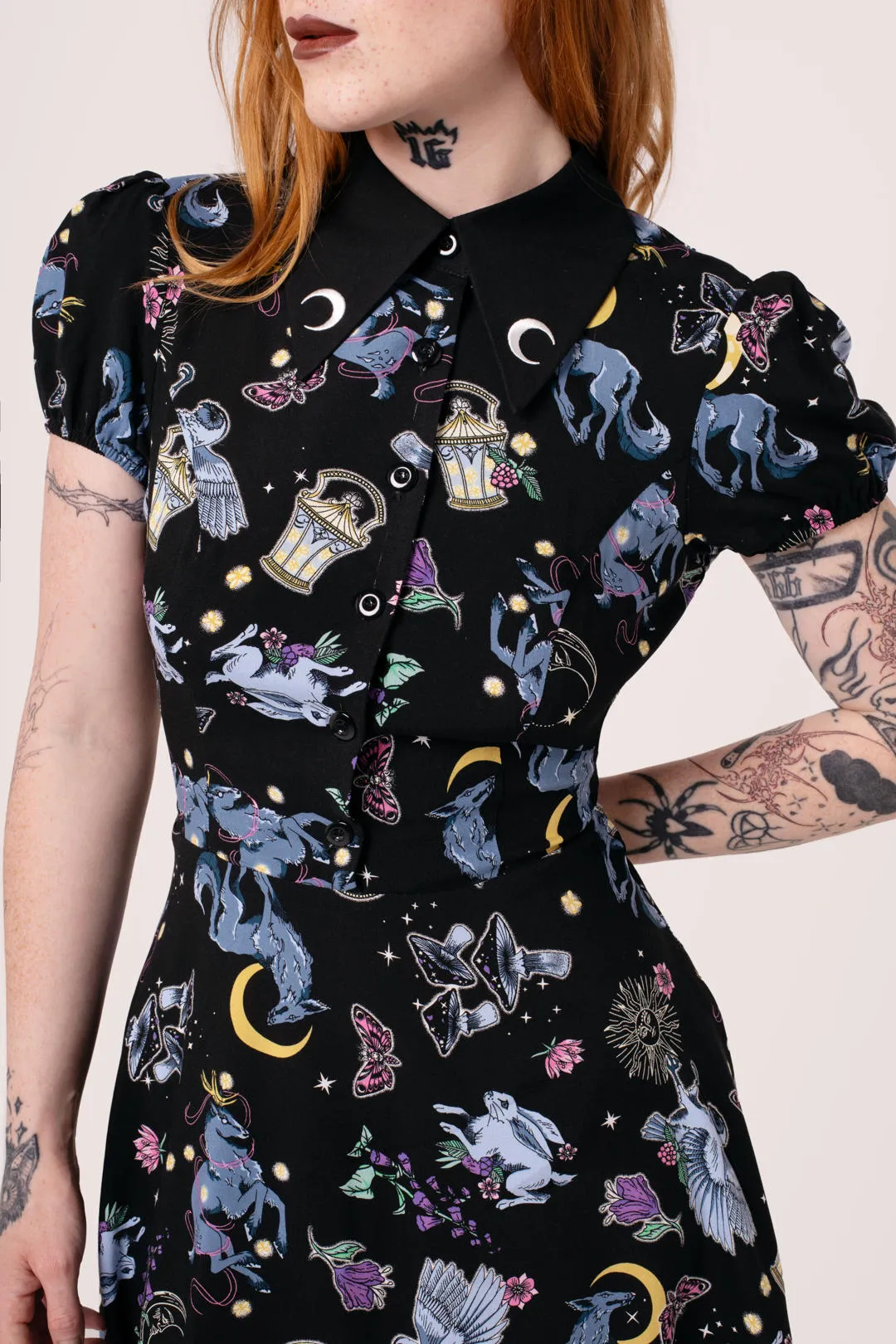 Moonlit Mini Dress sold by Hell Bunny product image thumbnail 2