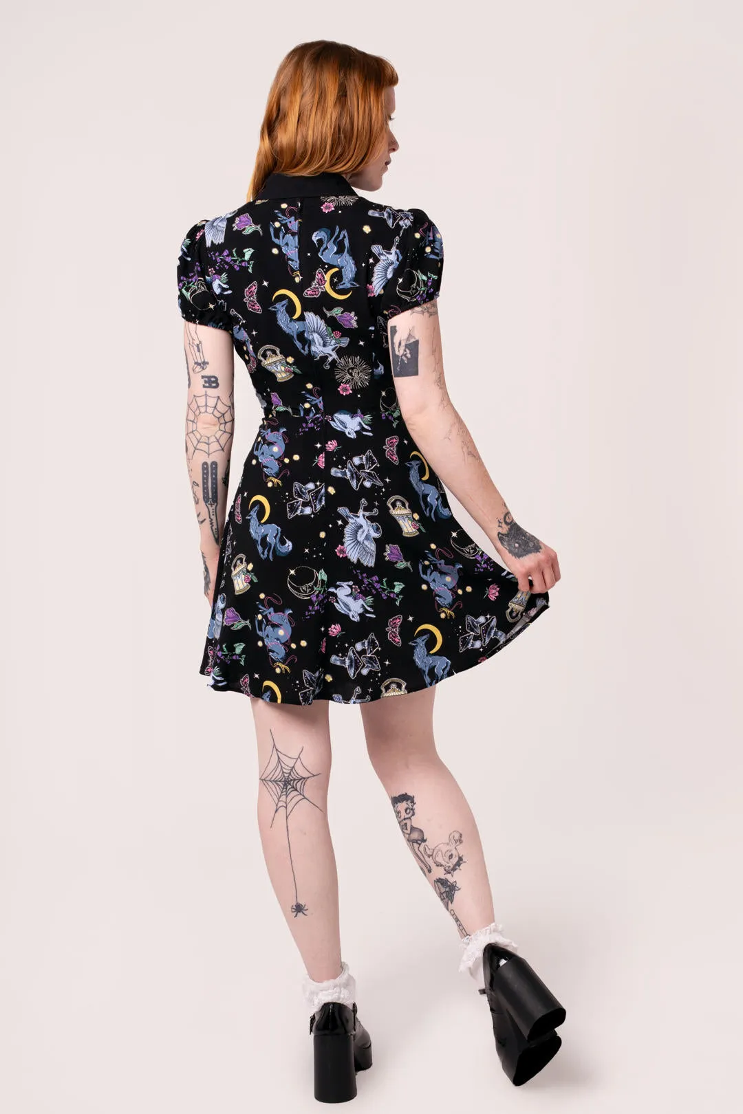 Moonlit Mini Dress sold by Hell Bunny product image thumbnail 4