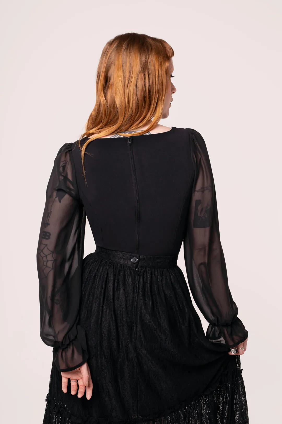 Nocturnal Top sold by Hell Bunny product image thumbnail 4