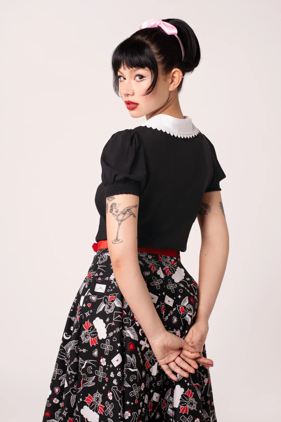 Cupid Blouse sold by Hell Bunny product image thumbnail 5