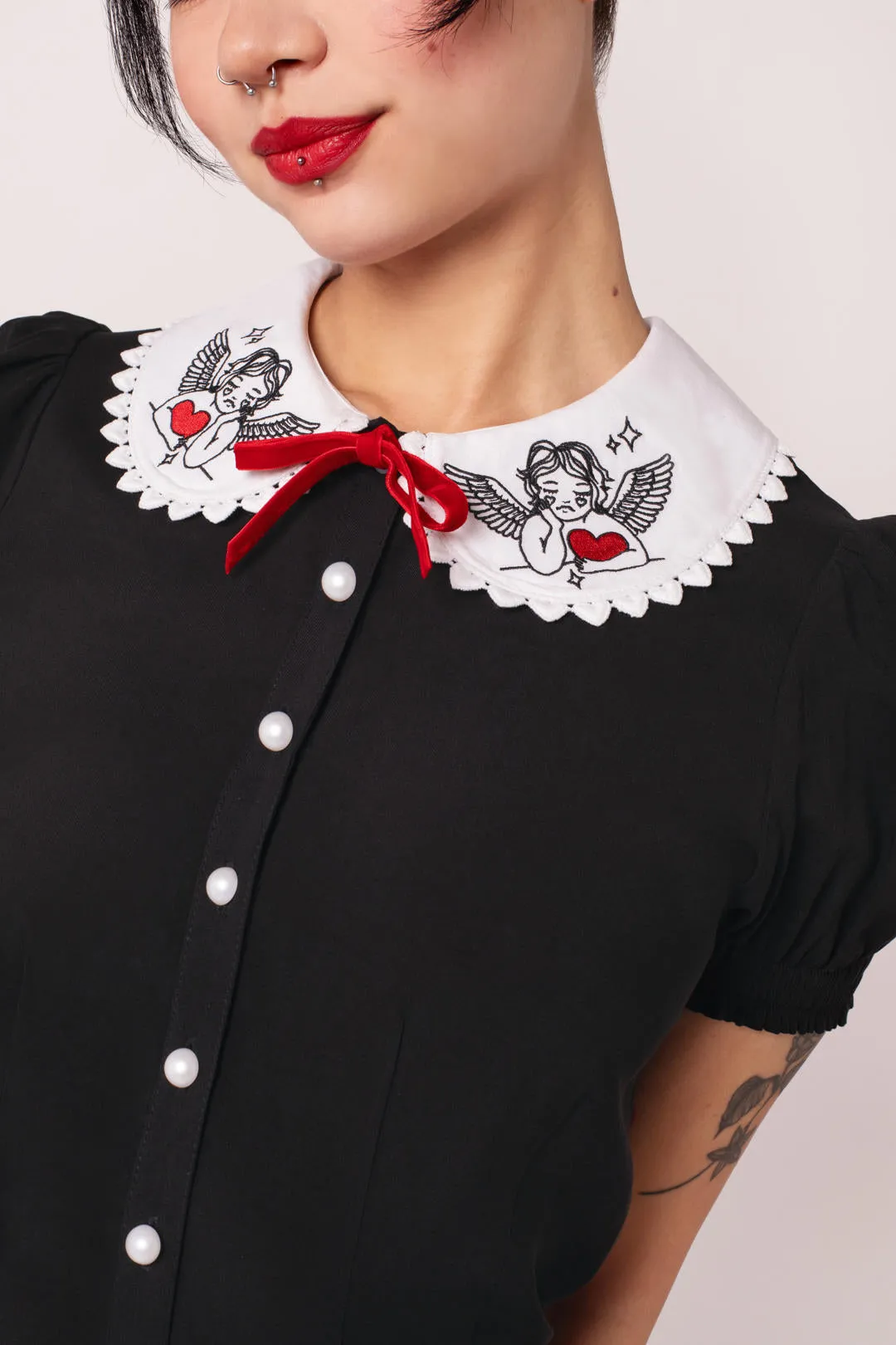 Cupid Blouse sold by Hell Bunny product image thumbnail 2