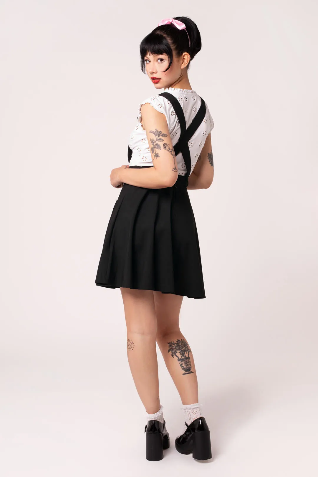 Cupid Pinafore Dress sold by Hell Bunny product image thumbnail 4