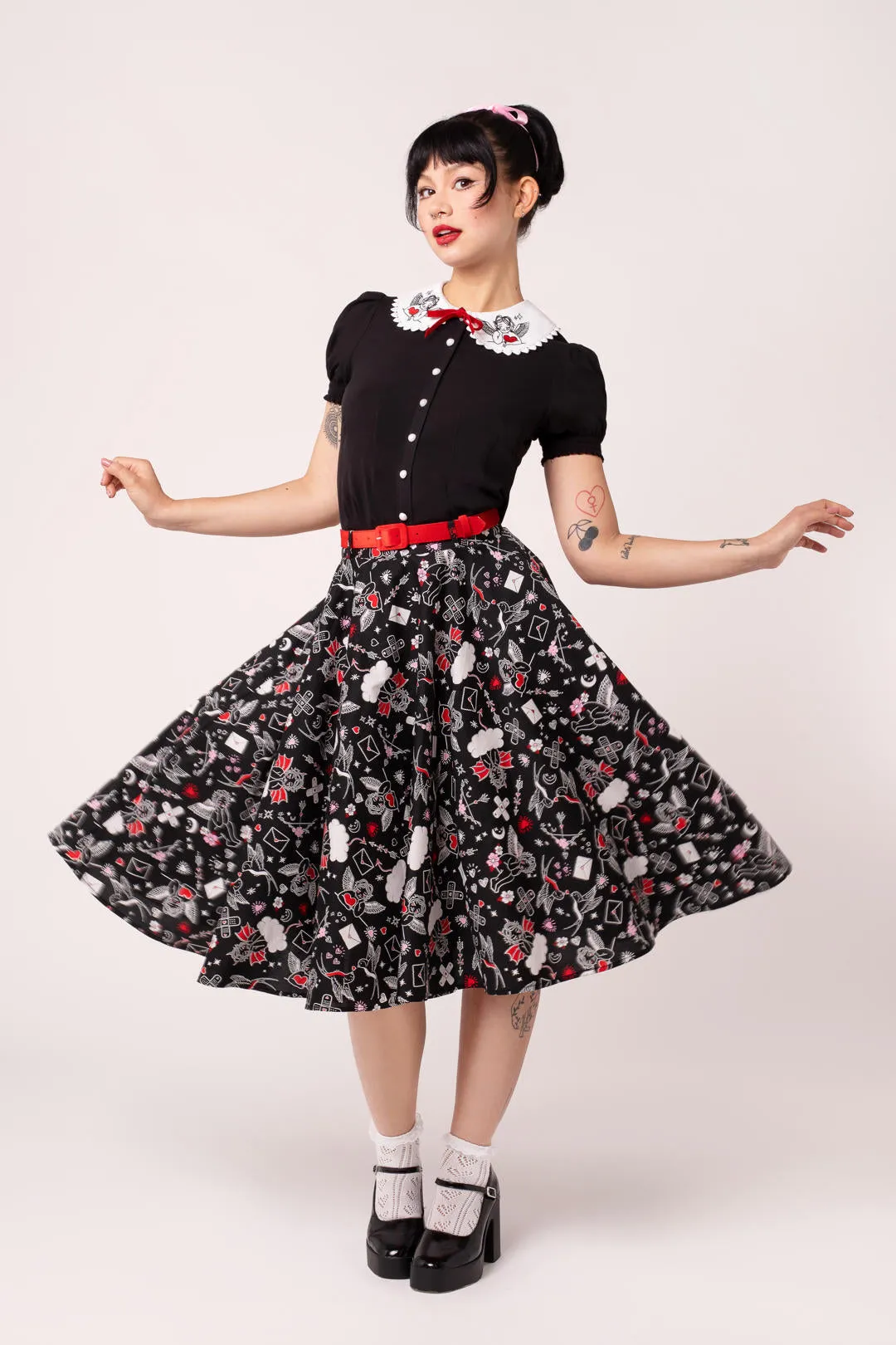 Charlie Skirt sold by Hell Bunny product image thumbnail 2