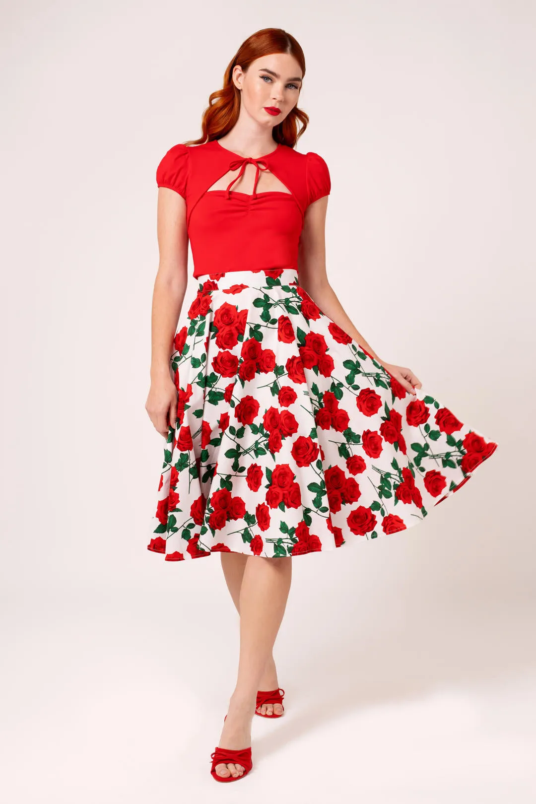 Dolce Vita Skirt sold by Hell Bunny