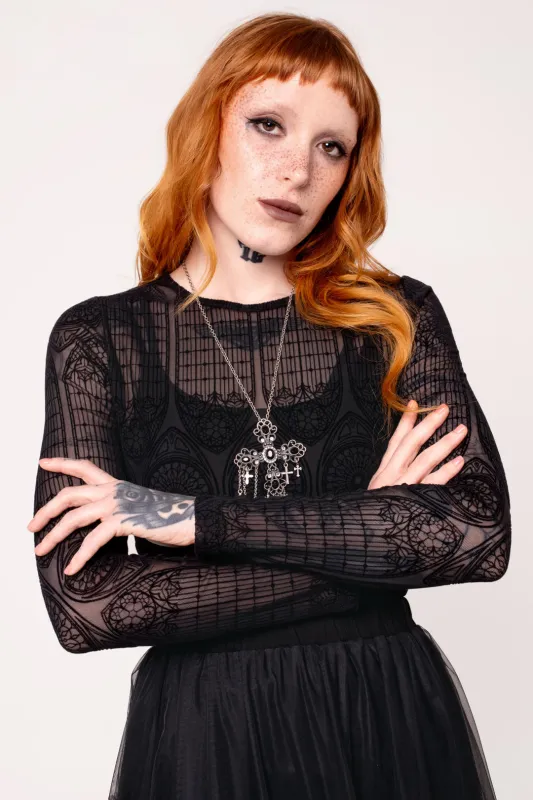 Mea Culpa Top made by Hell Bunny