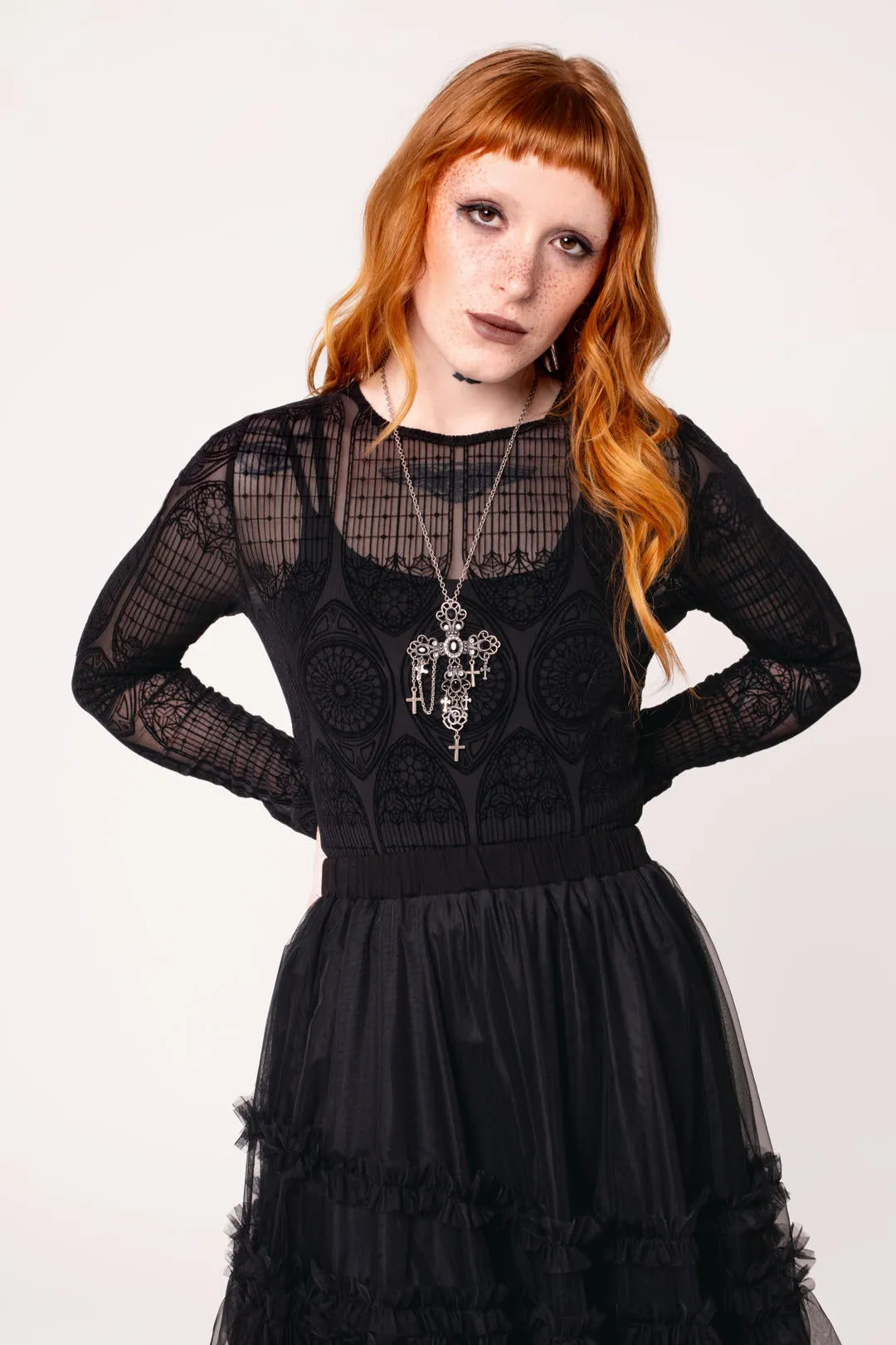 Mea Culpa Top sold by Hell Bunny product image thumbnail 4