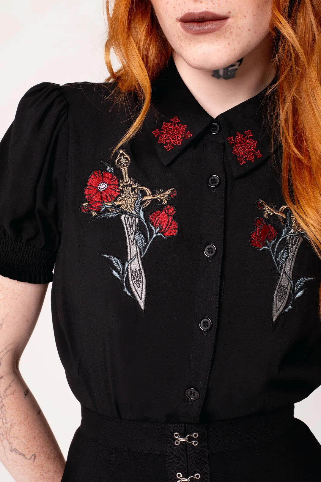 Elyse Blouse sold by Hell Bunny product image thumbnail 2