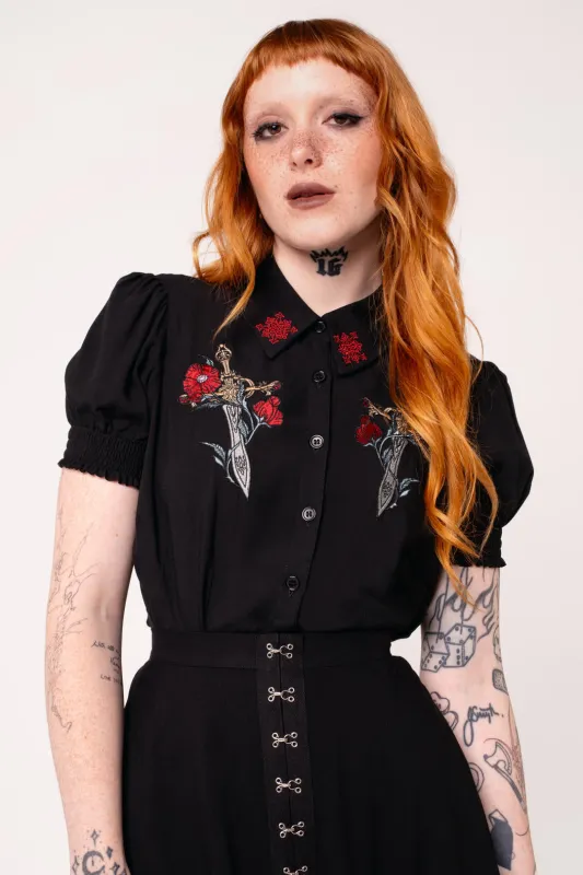 Elyse Blouse made by Hell Bunny