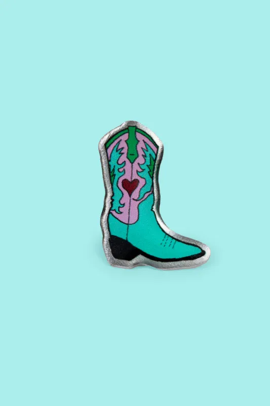 Cowgirl Boot Pin made by Hell Bunny