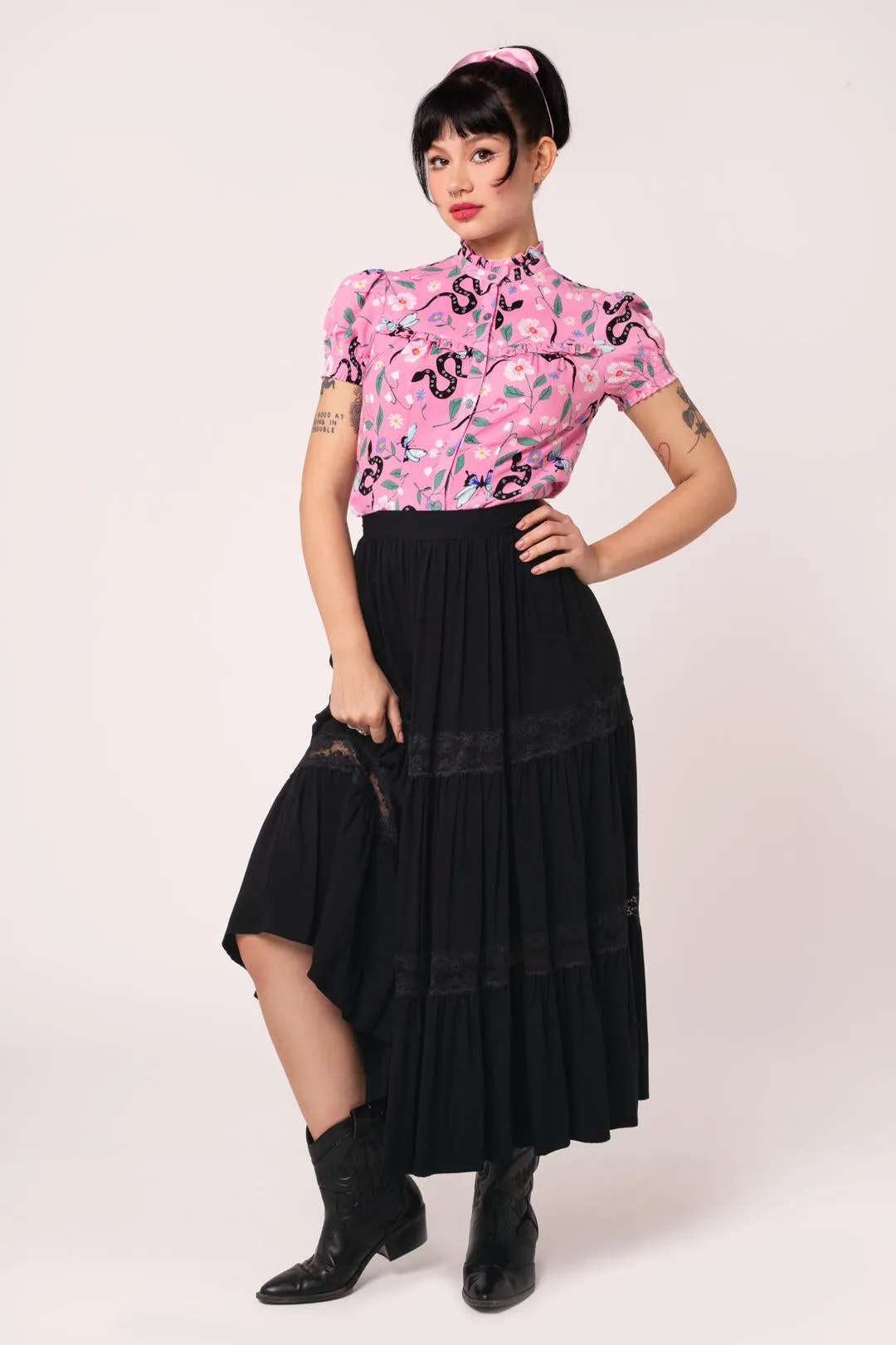 Ma Boheme Blouse sold by Hell Bunny product image thumbnail 4