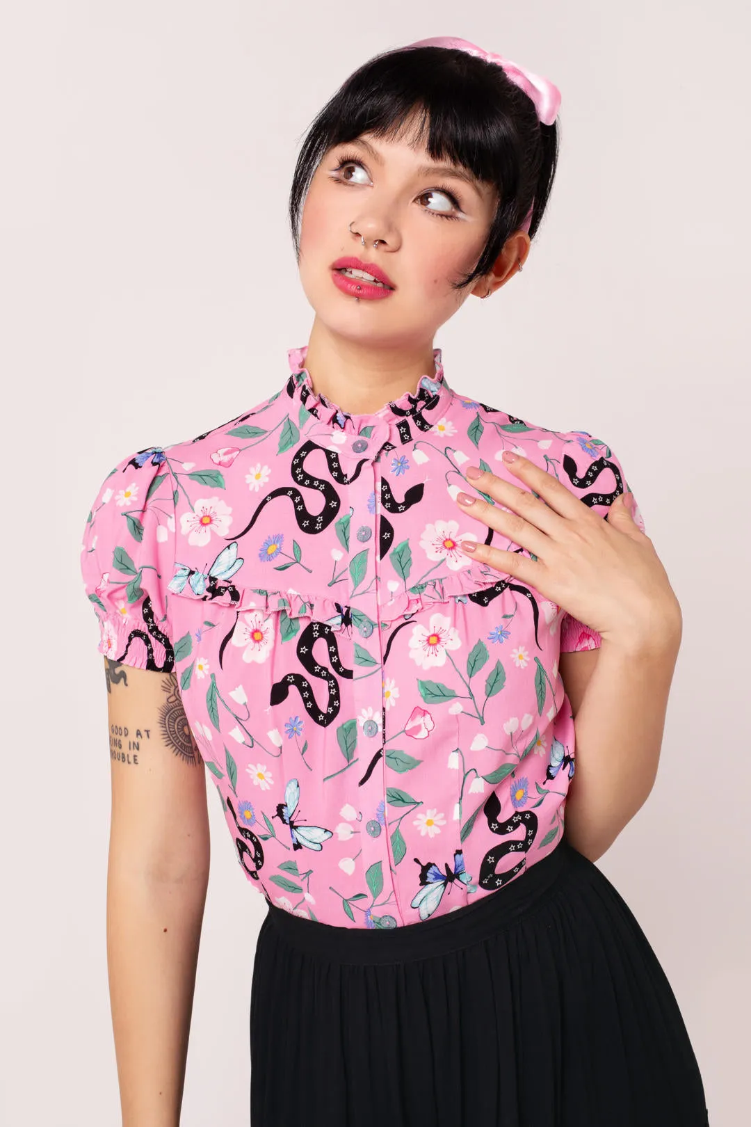 Ma Boheme Blouse sold by Hell Bunny