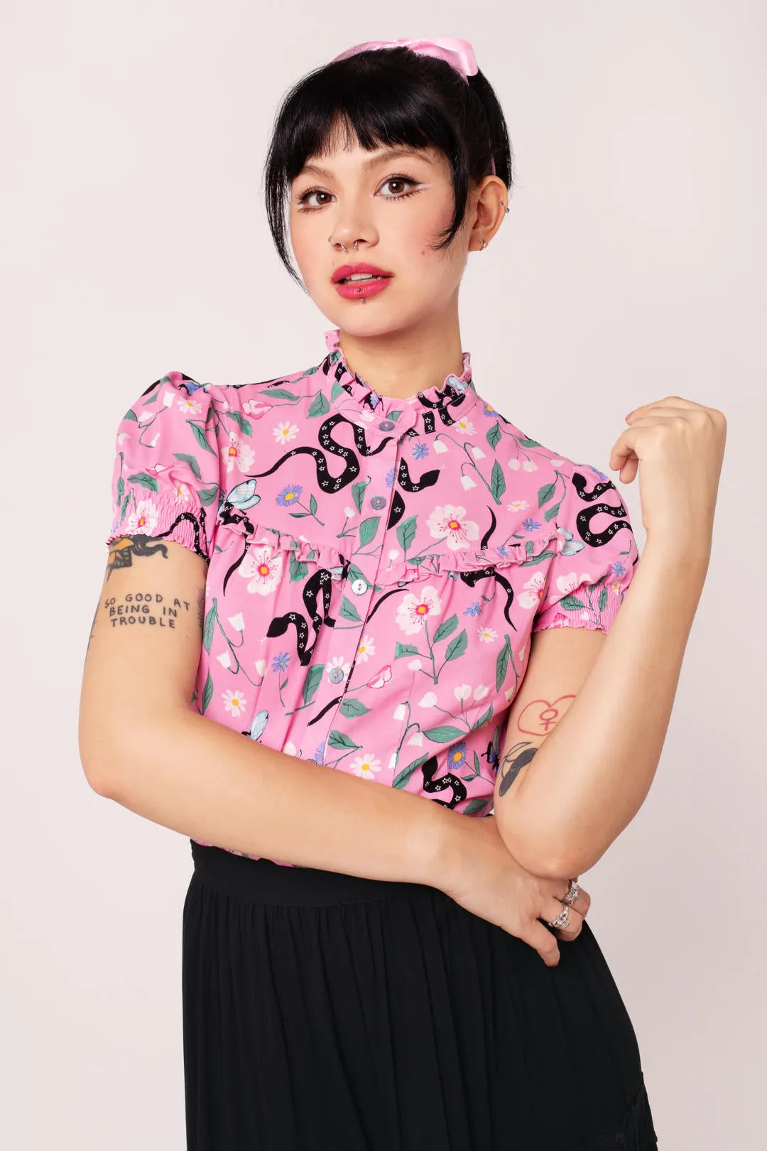 Ma Boheme Blouse sold by Hell Bunny product image thumbnail 3