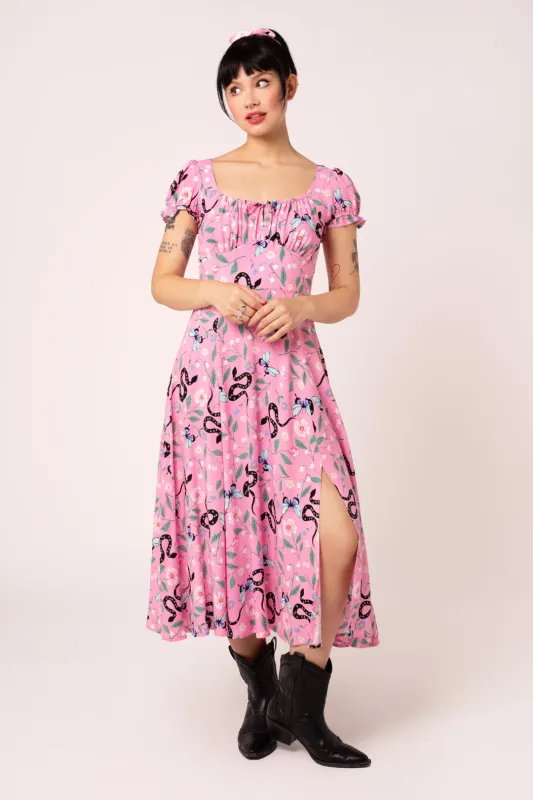 Ma Boheme Midi Dress made by Hell Bunny