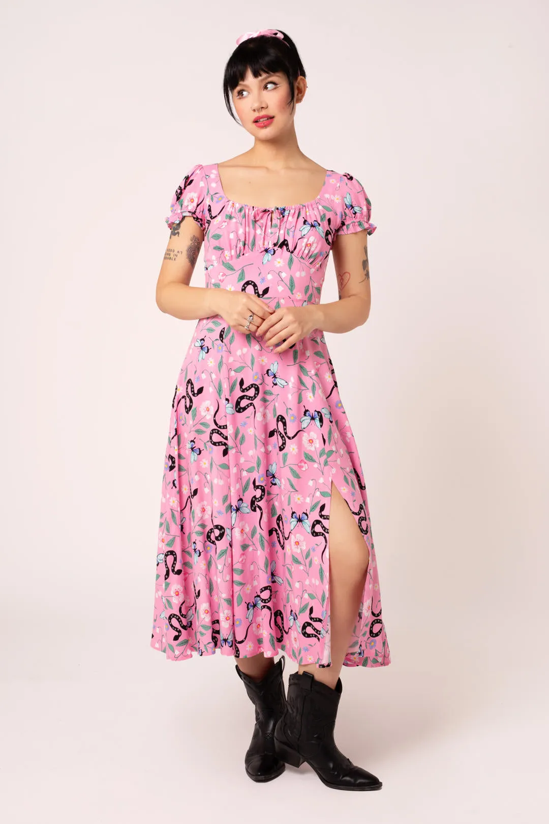Ma Boheme Midi Dress sold by Hell Bunny