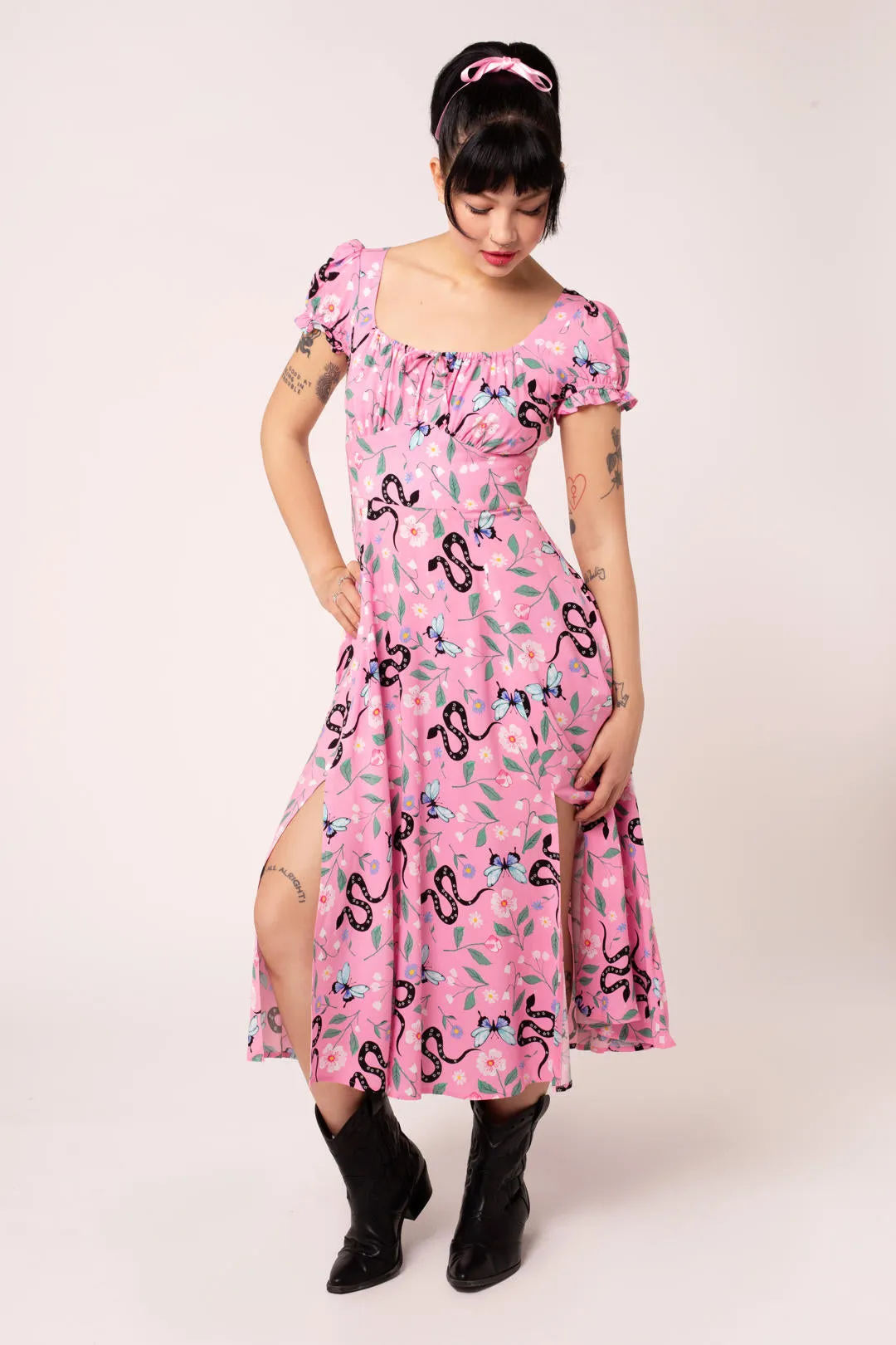 Ma Boheme Midi Dress sold by Hell Bunny product image thumbnail 3