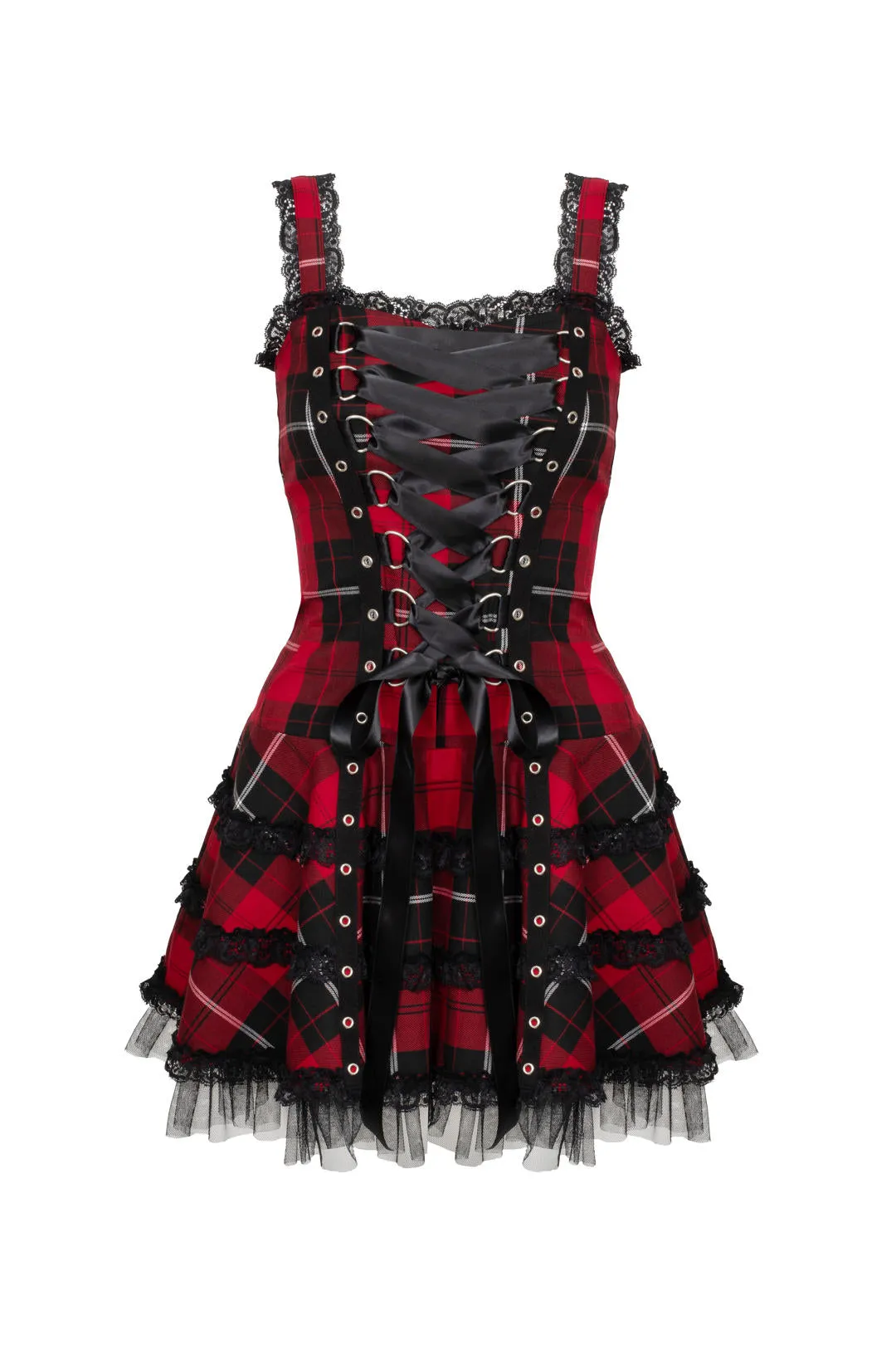 Harley Tartan Dress sold by Hell Bunny product image thumbnail 5