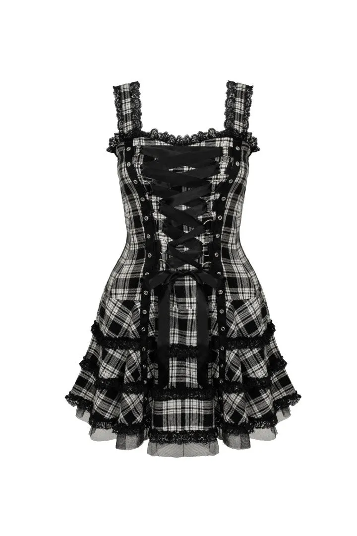Harley Tartan Dress sold by Hell Bunny product image thumbnail 5