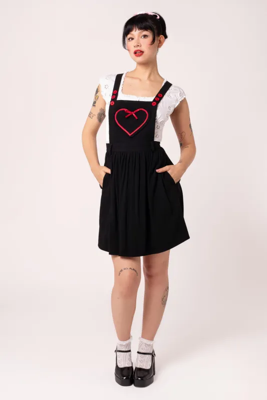 Lucie Pinafore Dress made by Hell Bunny