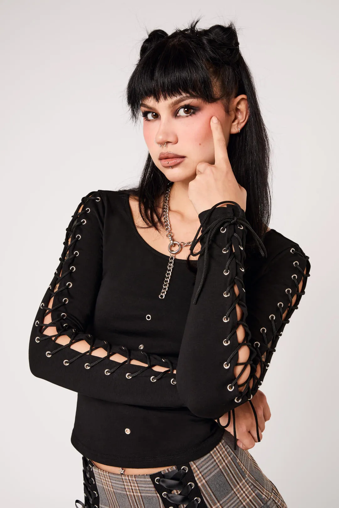 Grimly Top sold by Hell Bunny product image thumbnail 2