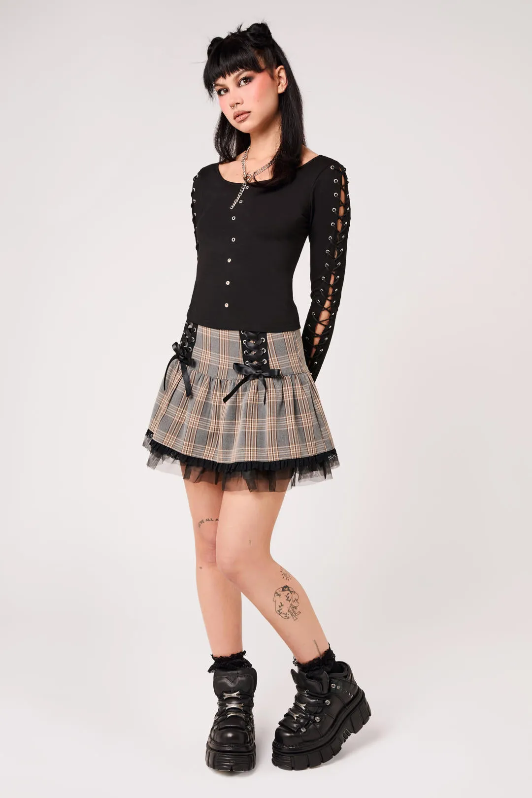 Grimly Top sold by Hell Bunny product image thumbnail 4