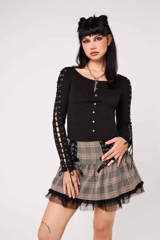 Grimly Top made by Hell Bunny