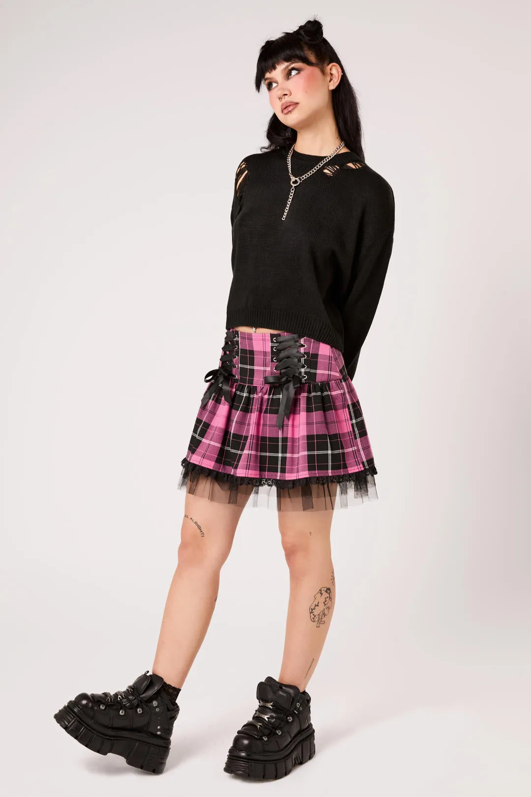 Quinzel C Skirt sold by Hell Bunny product image thumbnail 4