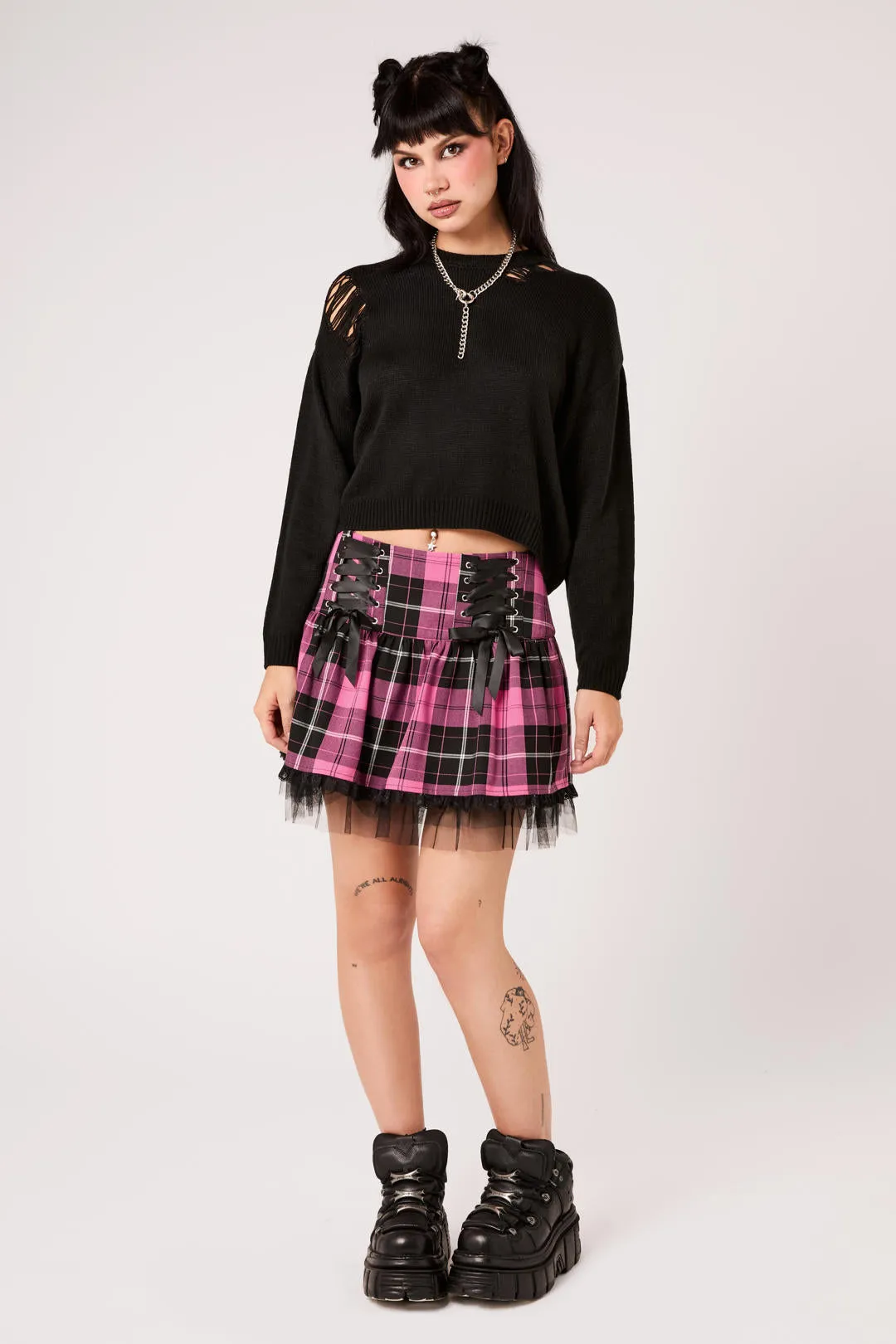 Quinzel C Skirt sold by Hell Bunny product image thumbnail 3