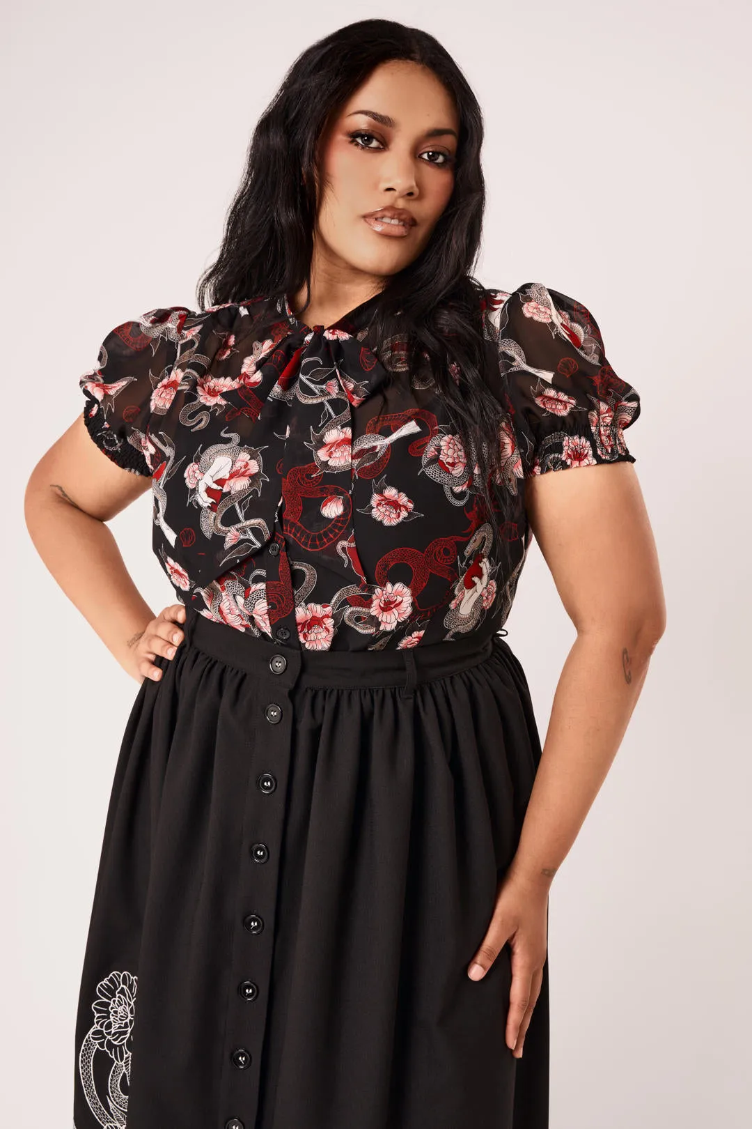 Forbidden Blouse sold by Hell Bunny product image thumbnail 4