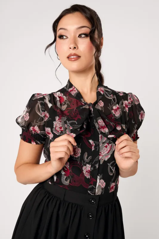 Forbidden Blouse made by Hell Bunny
