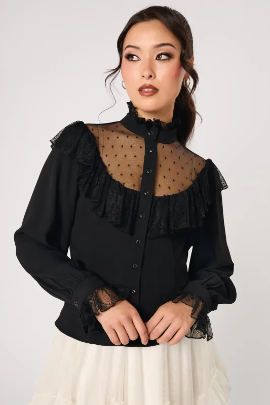 Dark Knight Blouse made by Hell Bunny