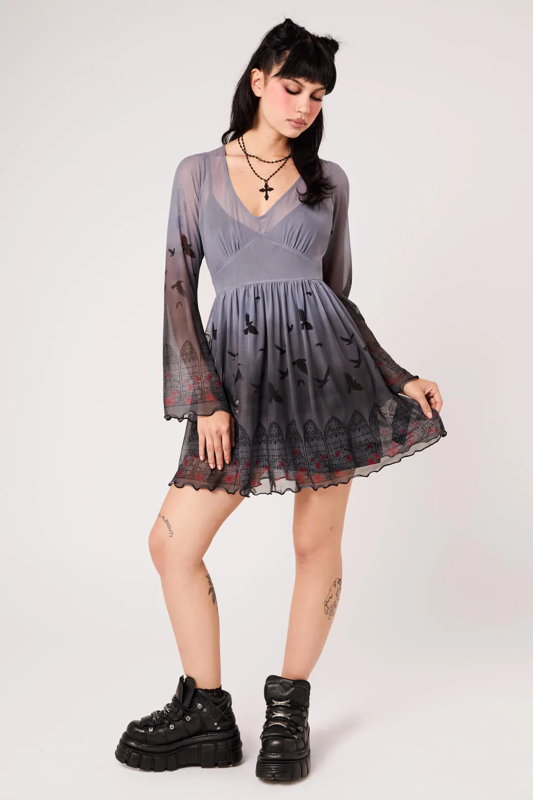 Ecclesia Dress sold by Hell Bunny product image thumbnail 5