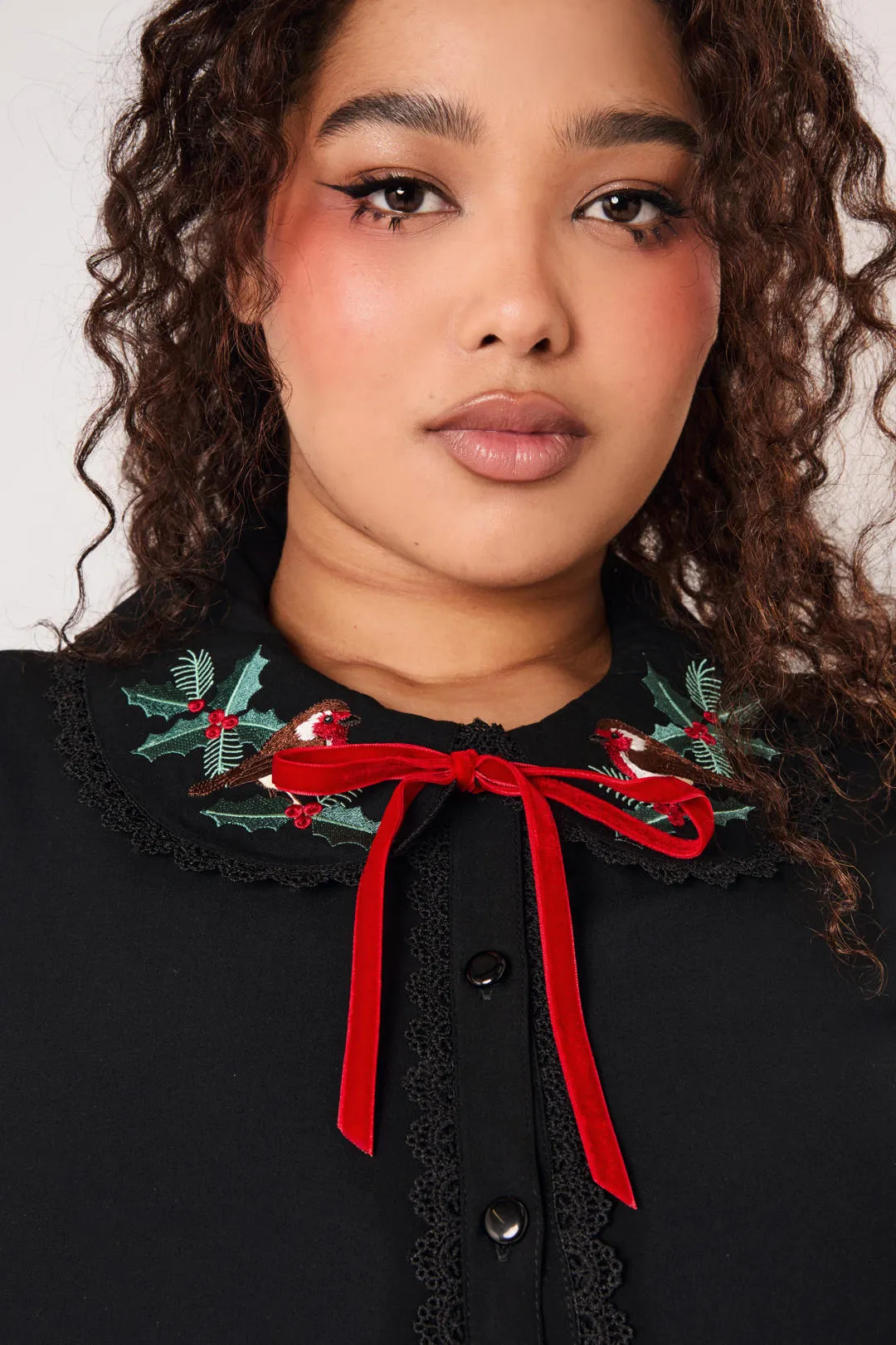 Robin Blouse sold by Hell Bunny product image thumbnail 5