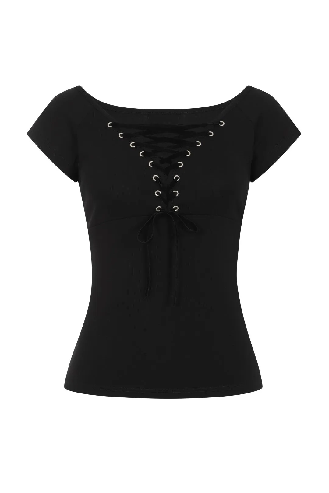 Belladonna Top Black sold by Hell Bunny product image thumbnail 5