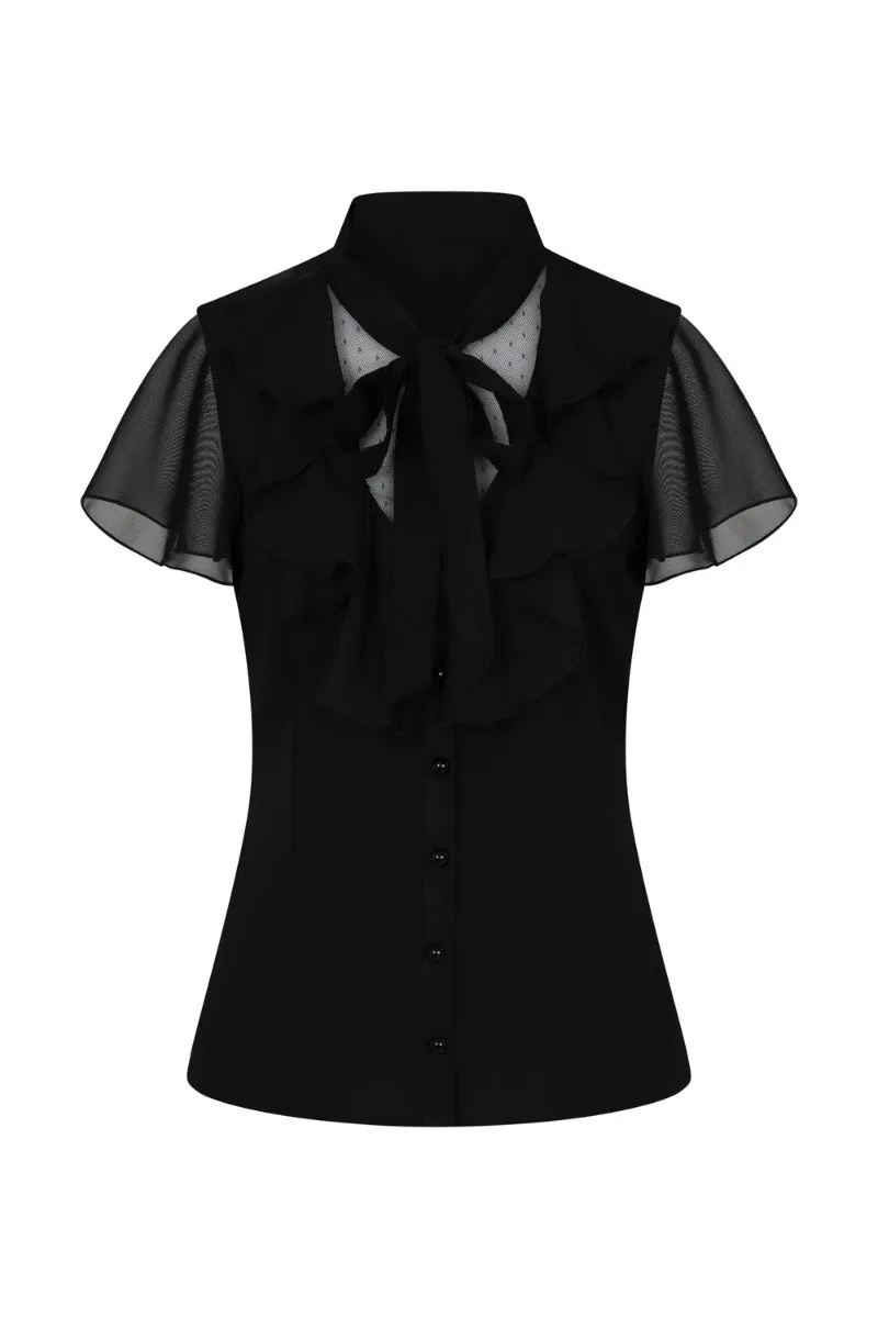 Evanora Blouse sold by Hell Bunny product image thumbnail 4