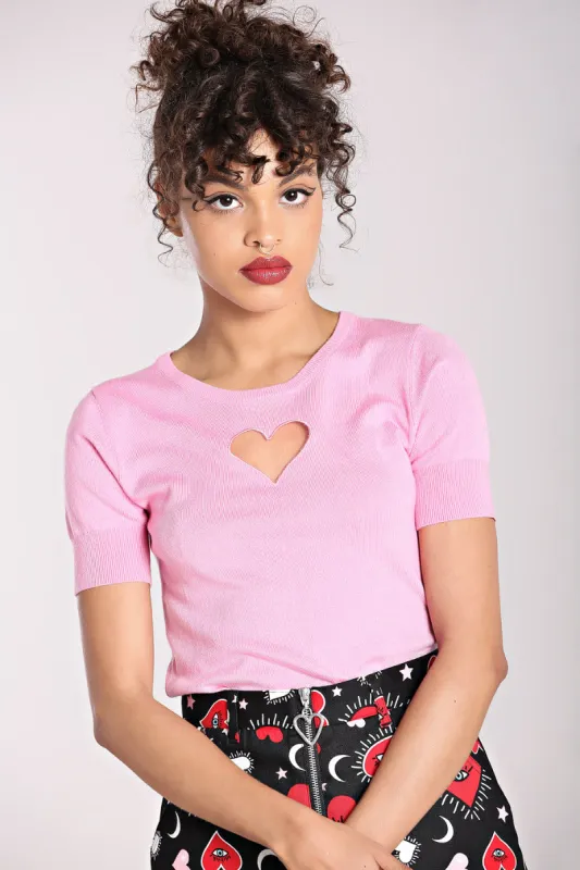 Heart Top sold by Hell Bunny