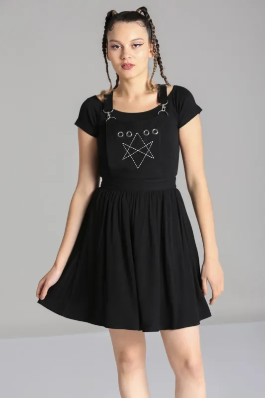 Destroya Pinafore Dress sold by Hell Bunny