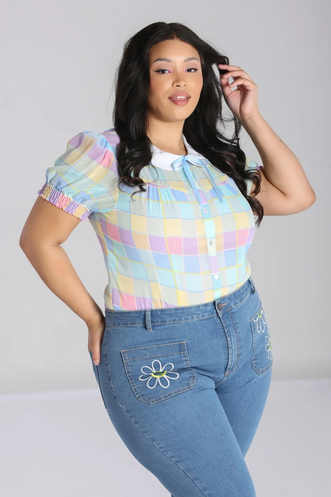 Skye Blouse sold by Hell Bunny product image thumbnail 2