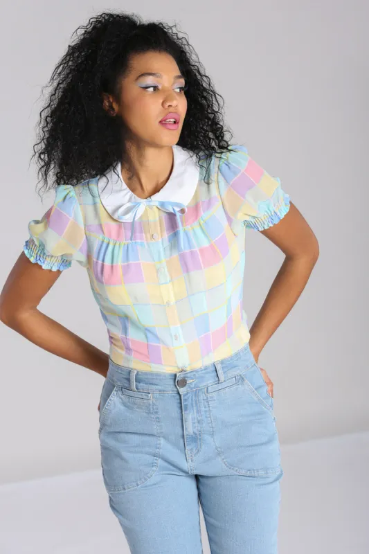 Skye Blouse sold by Hell Bunny