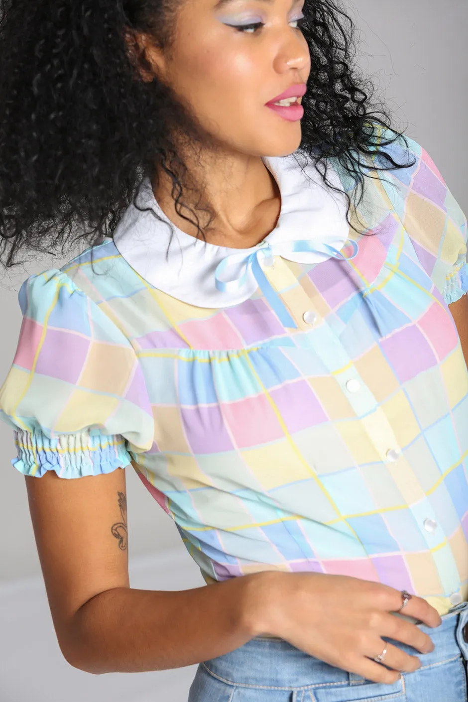 Skye Blouse sold by Hell Bunny product image thumbnail 3