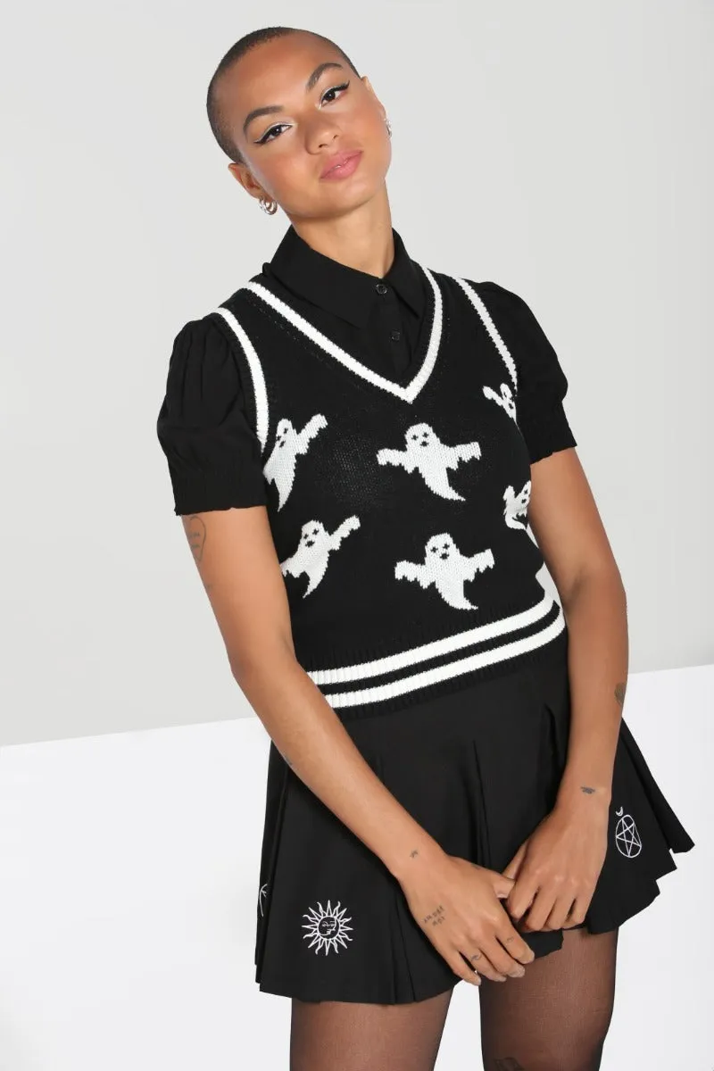 Ghost Vest Top sold by Hell Bunny