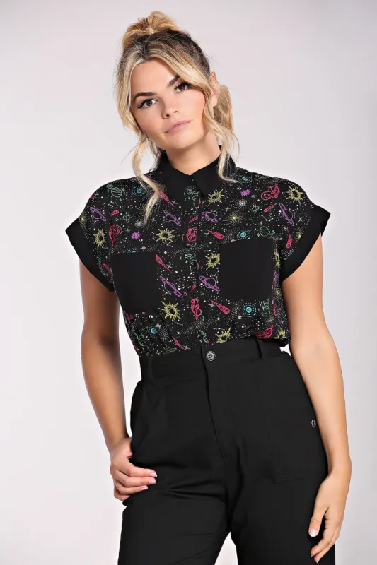 Andromeda Shirt sold by Hell Bunny