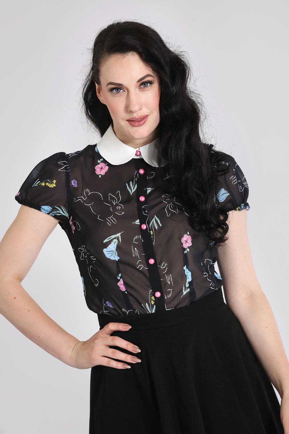 Binky Blouse sold by Hell Bunny product image thumbnail 2