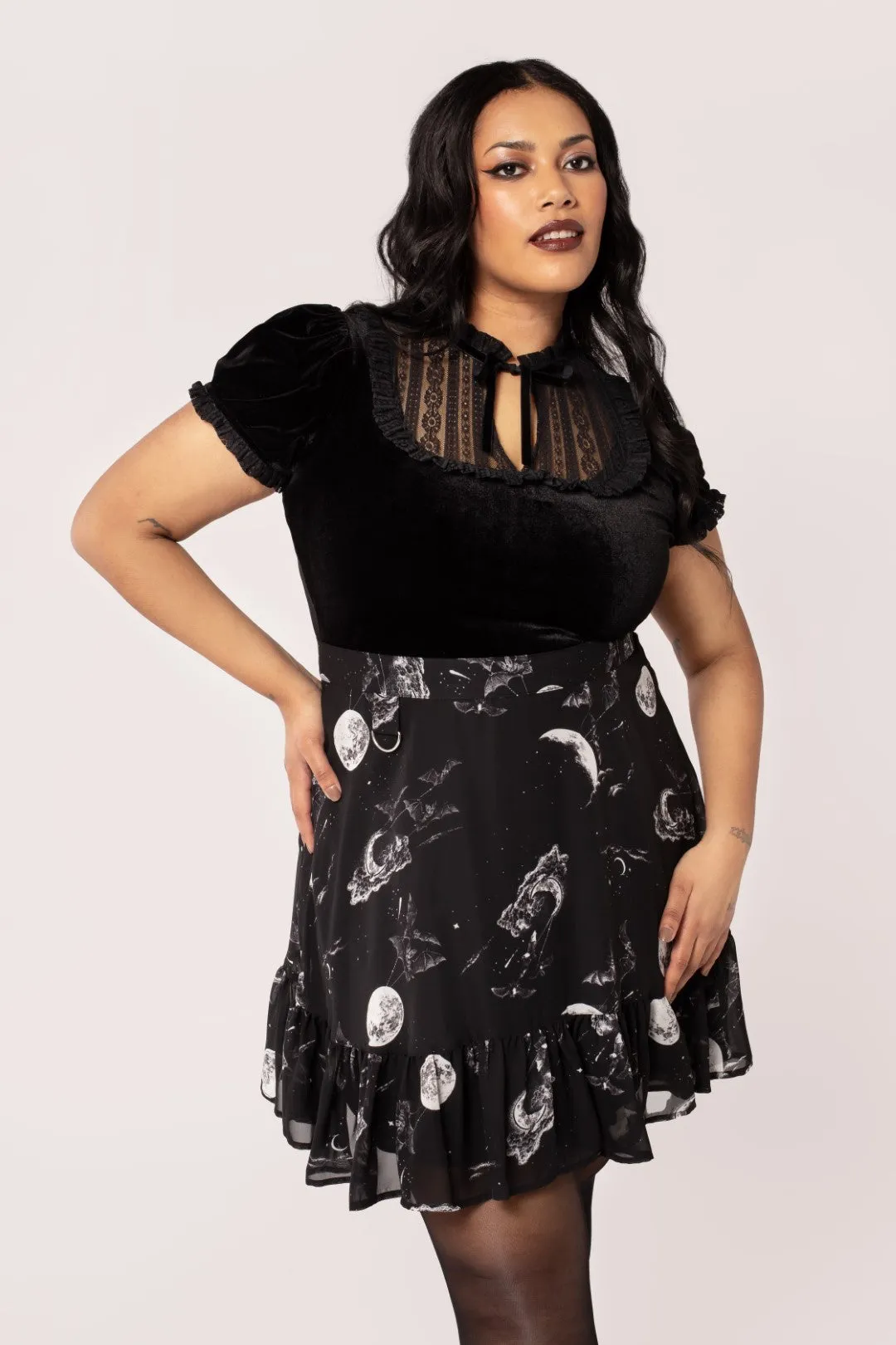 Mourning Top sold by Hell Bunny product image thumbnail 5