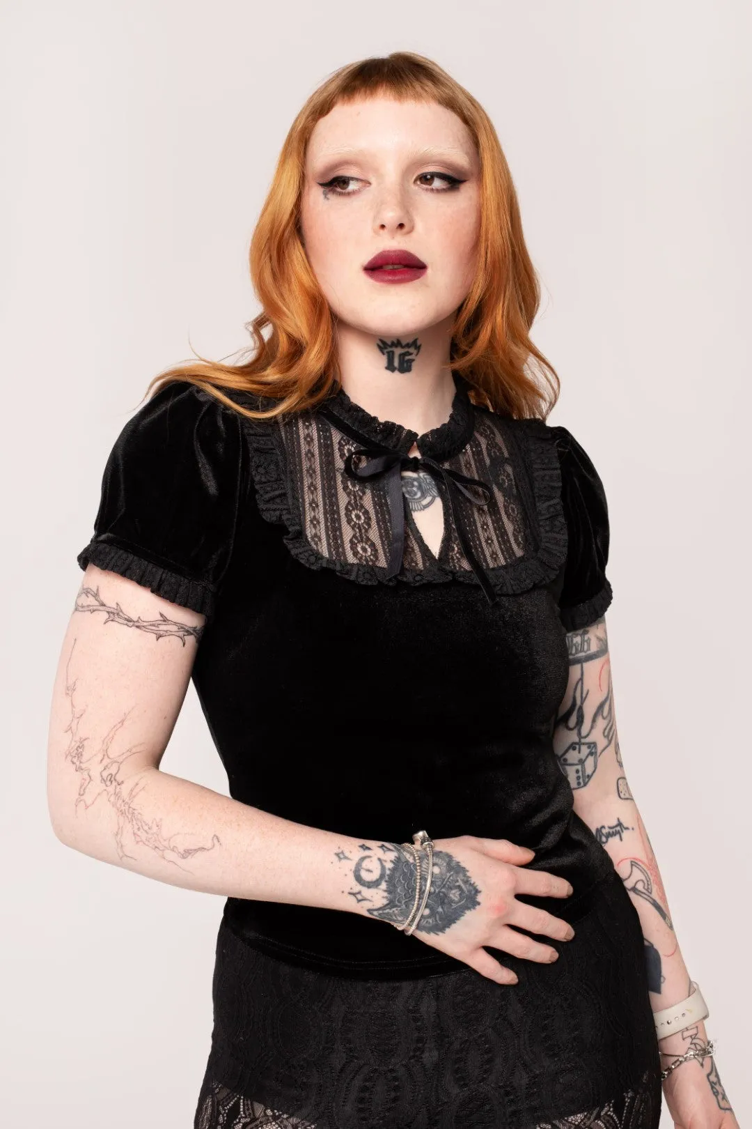 Mourning Top sold by Hell Bunny