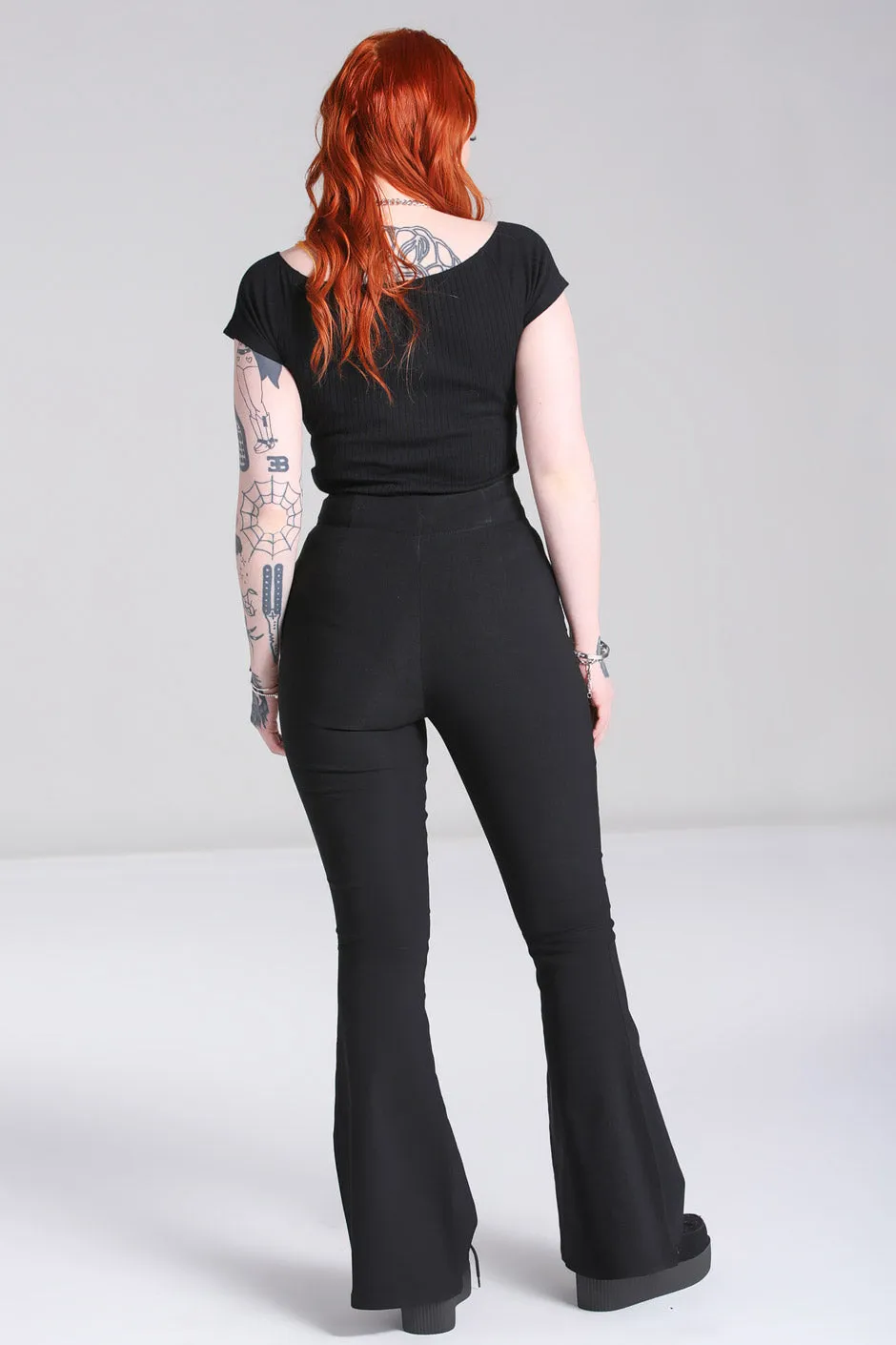 Eclipse Trousers sold by Hell Bunny product image thumbnail 3