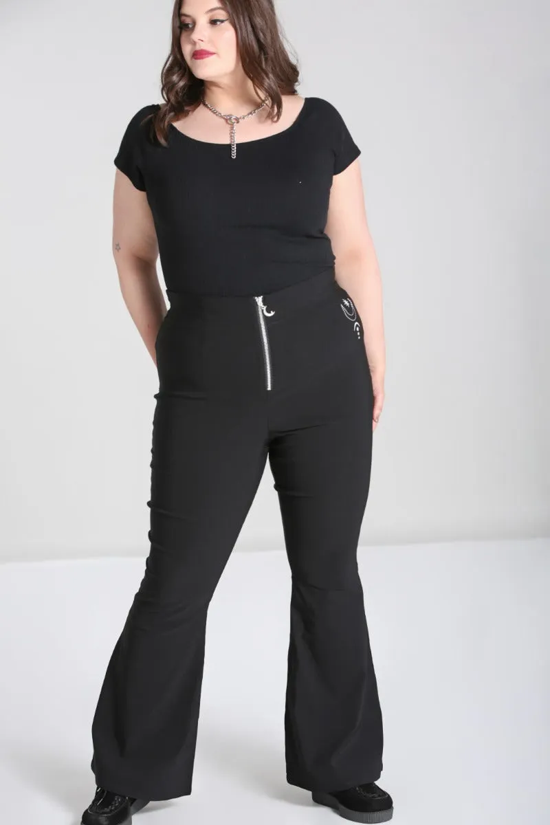 Eclipse Trousers sold by Hell Bunny product image thumbnail 4