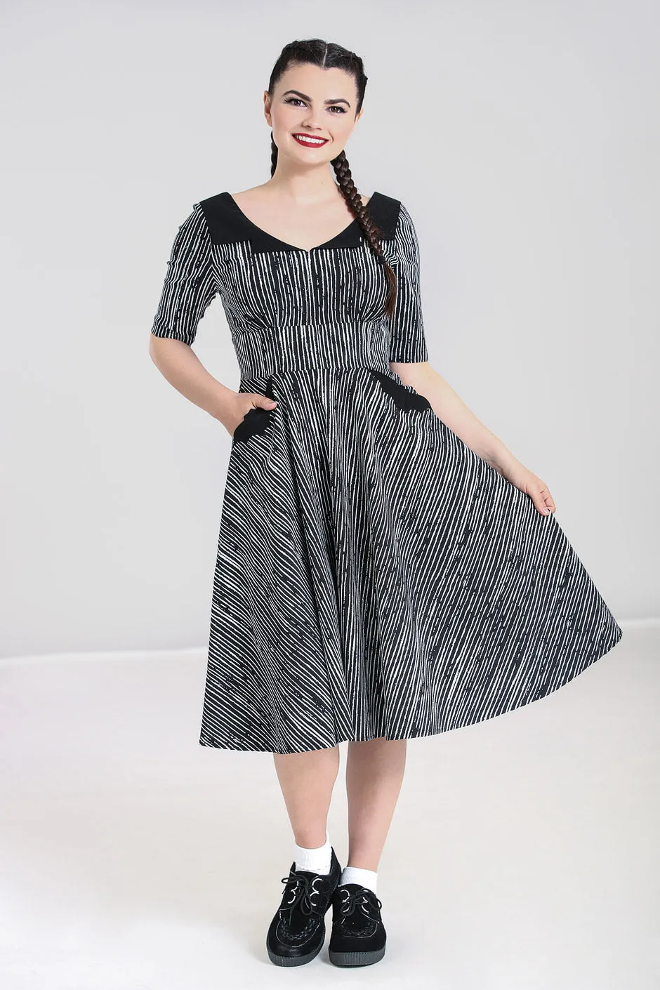 Regan 50's Dress sold by Hell Bunny