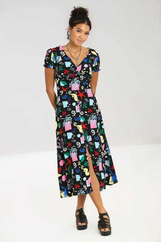 Cora Maxi Dress sold by Hell Bunny