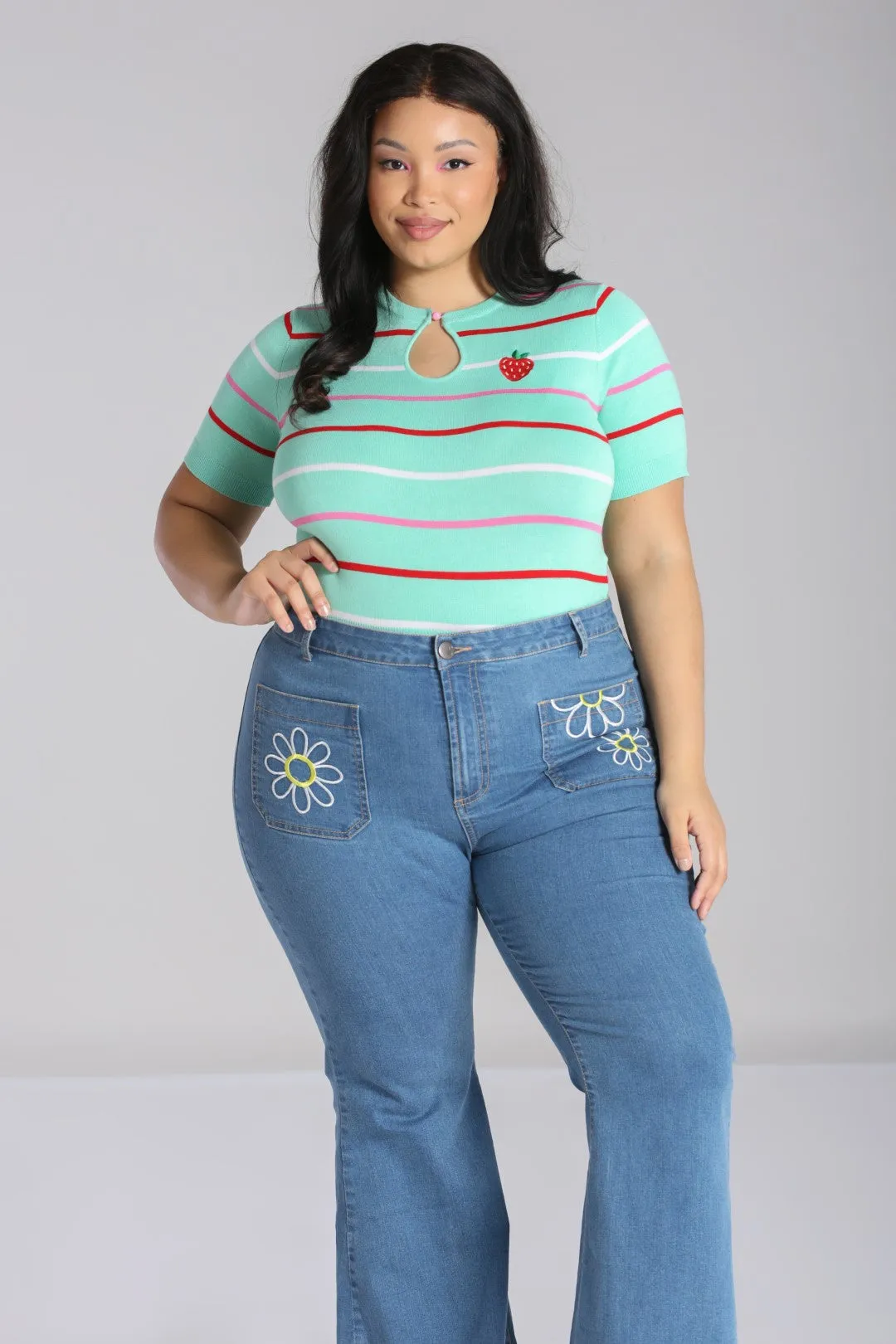 Berry Cute Top sold by Hell Bunny