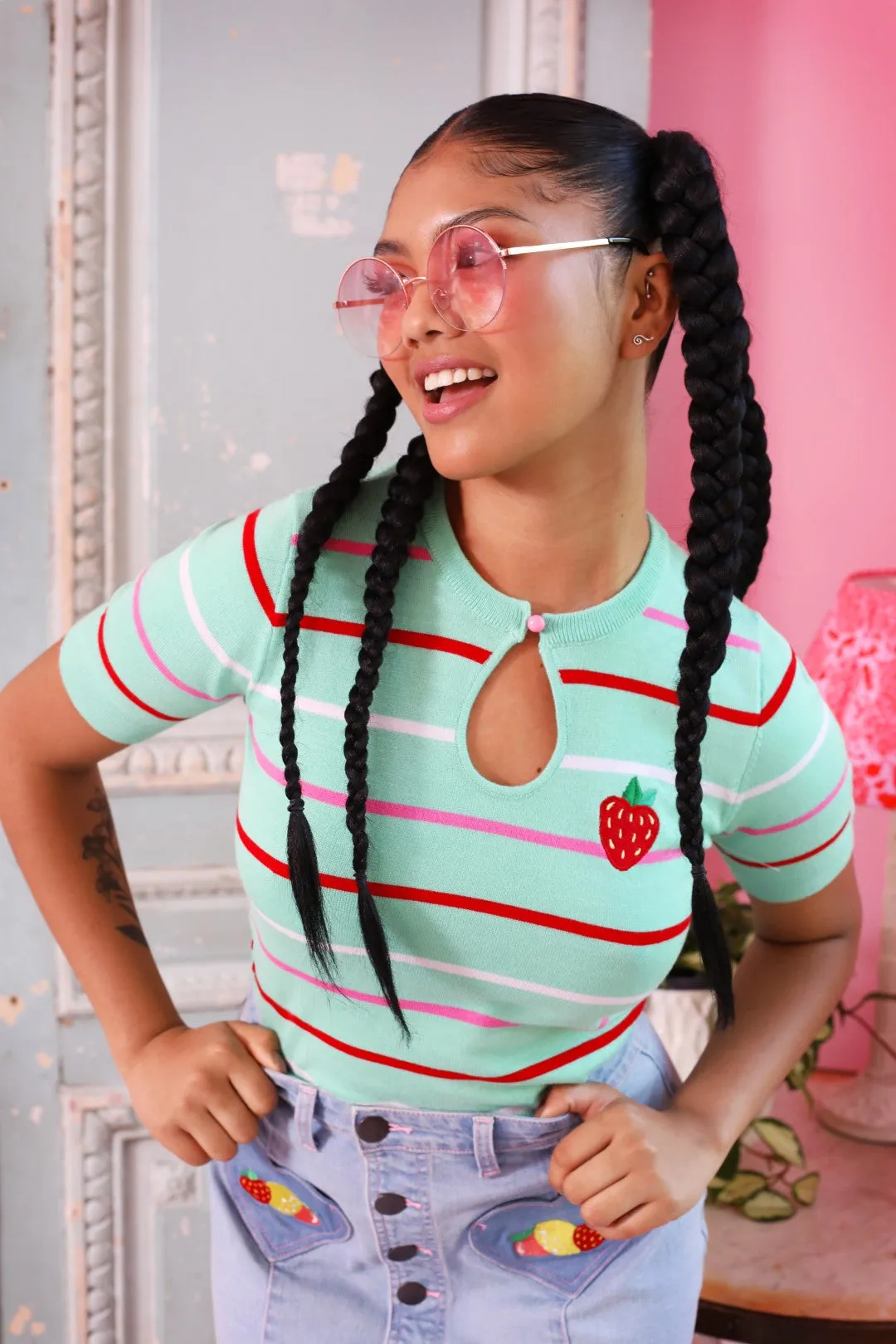 Berry Cute Top sold by Hell Bunny product image thumbnail 3